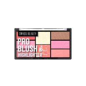 Swiss Beauty Pro Blush & Highlighter Palette