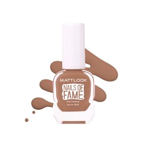 MATTLOOK Nails of Fame Nail Enamel - Pale Brown 09